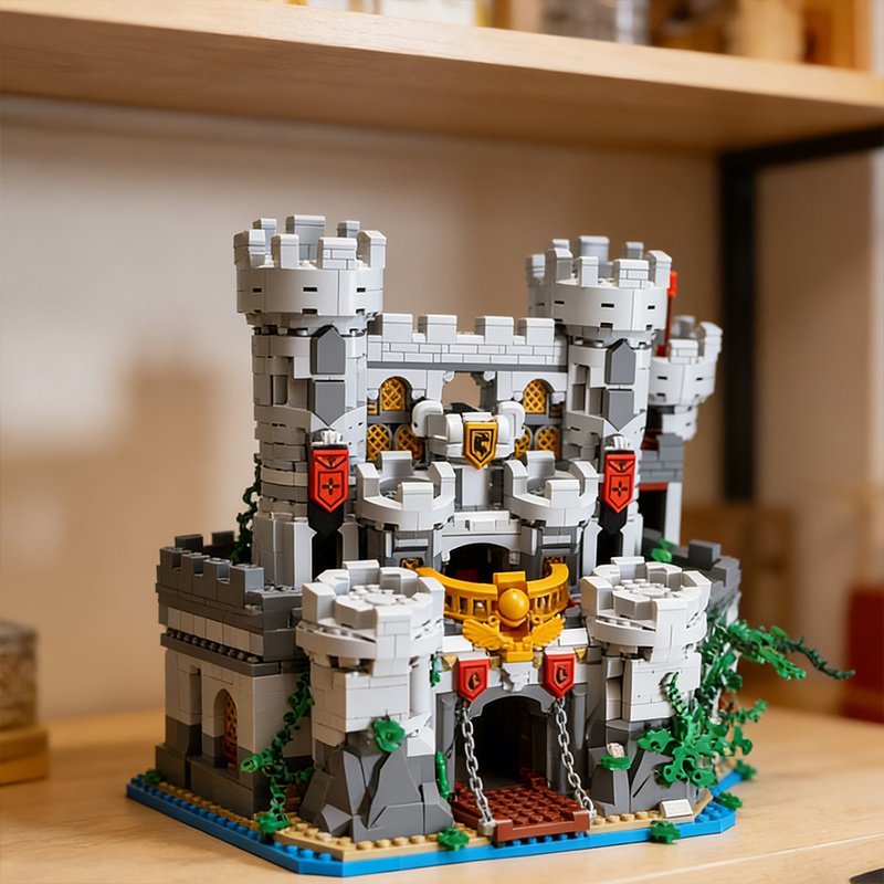2400+Pcs Castle Building Blocks Model Set